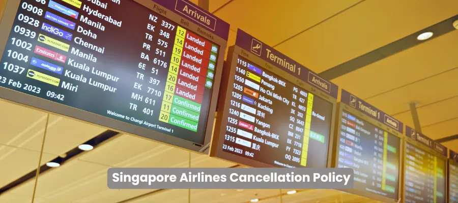 Singapore Airlines Cancellation Policy